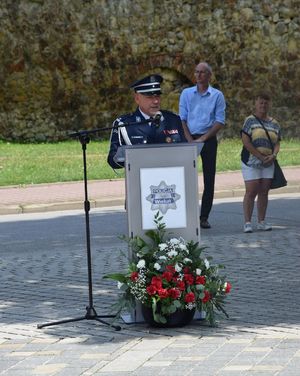 Przemówienie Przewodniczącego Zarządu  Łódzkiego NSZZ Policjantów.