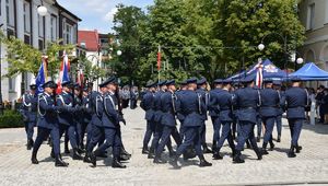 Defilada Kompanii Reprezentacyjnej Garnizonu Łódzkiego.