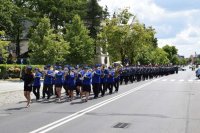 przemarsz kompanii honorowej policjantów