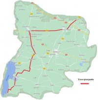 Mapa wyścigu kolarskiego