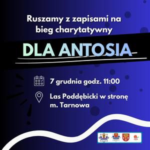 Plakaty promujące bieg.