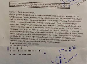 Zdjęcie podziękowań.